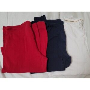 3 long sleeve t-shirts in 3 colors